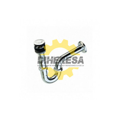 CESPOL PARA LAVABO TIPO MONEDA 1 - 1/4  CUERPO DE LATÓN SILVERLINE | DIHERESA