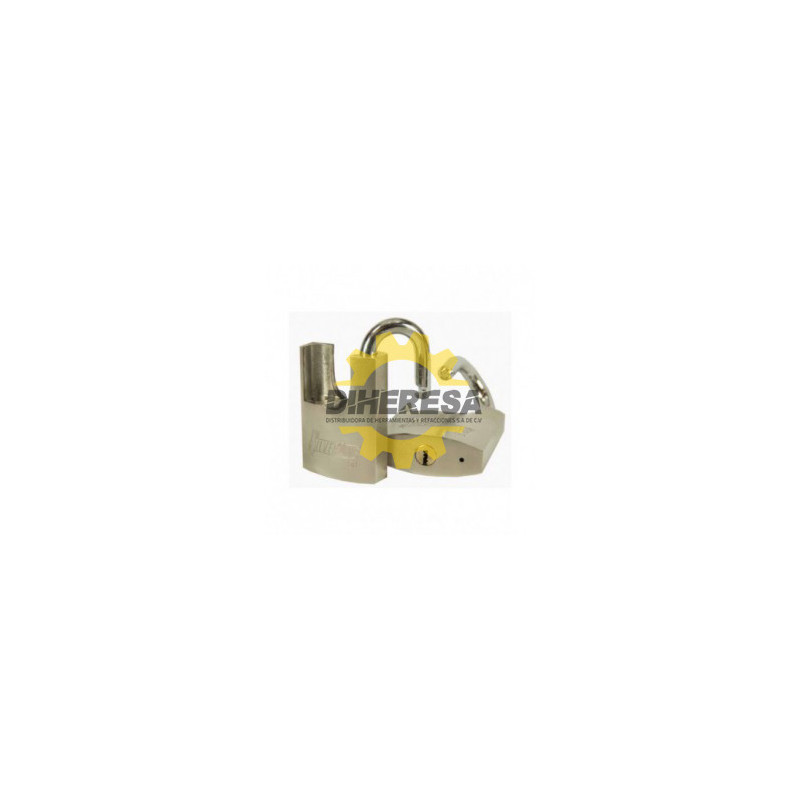 CANDADO LAMINADO CUERPO DE ACERO, CIL.DE ZINC, C/2 LLAVES TIPO TRADICIONAL NIVEL DE SEG.3, 50 MM SILVERLINE | DIHERESA CANDADO LAMINADO CUERPO DE ACERO, CIL.DE ZINC, C/2 LLAVES TIPO TRADICIONAL NIVEL DE SEG.3, 50 MM SILVERLINE | DIHERESA
