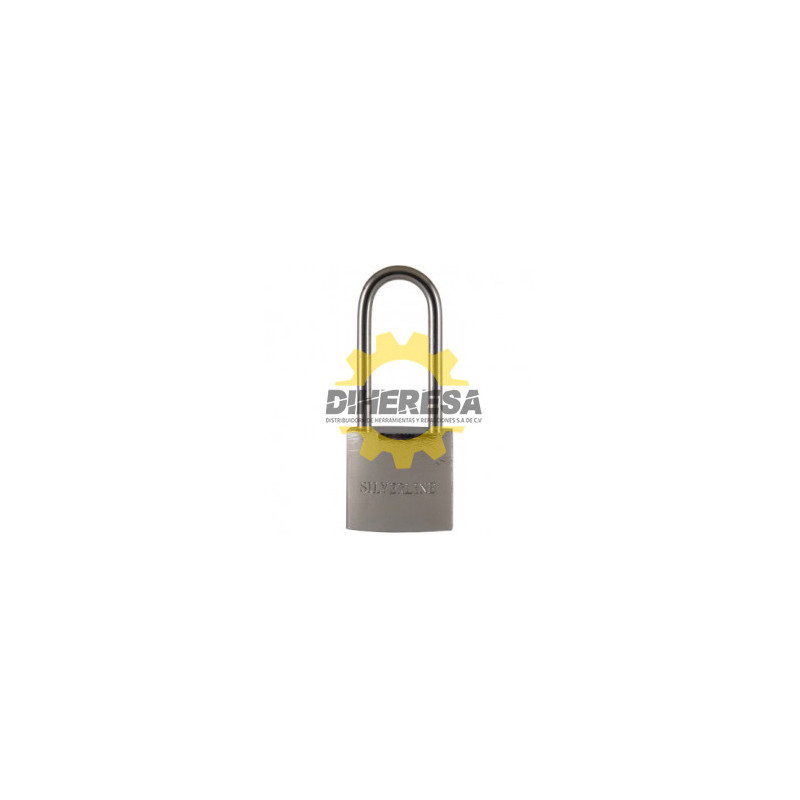CANDADO CROMADO, CILINDRO DE BRONCE SILVERLINE | DIHERESA CANDADO CROMADO, CILINDRO DE BRONCE SILVERLINE | DIHERESA