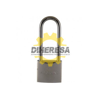 CANDADO CROMADO, CILINDRO DE BRONCE SILVERLINE | DIHERESA