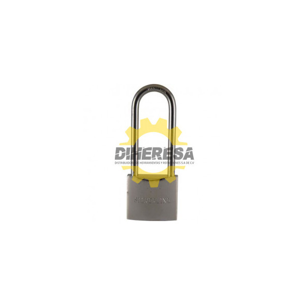 CANDADO CROMADO, CILINDRO DE BRONCE SILVERLINE | DIHERESA