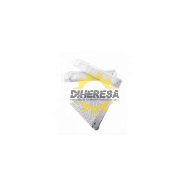 ESTUCHE DE NAVAJAS DE 18mm - 10 PZAS. SILVERLINE | DIHERESA
