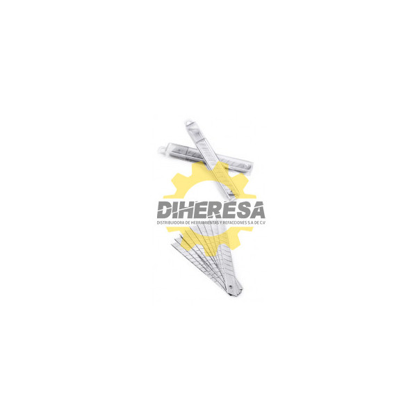 ESTUCHE DE NAVAJAS DE 9mm - 10 PZAS. SILVERLINE | DIHERESA