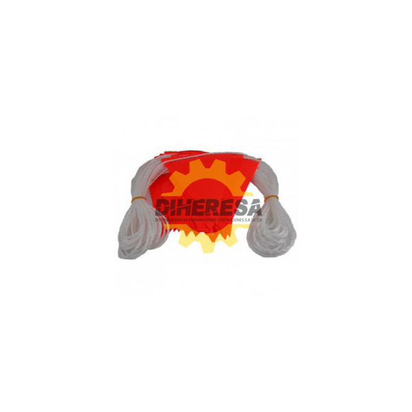 BANDERAS DE SEÑALIZACION EN ROLLO DE 30 mts. SILVERLINE | DIHERESA