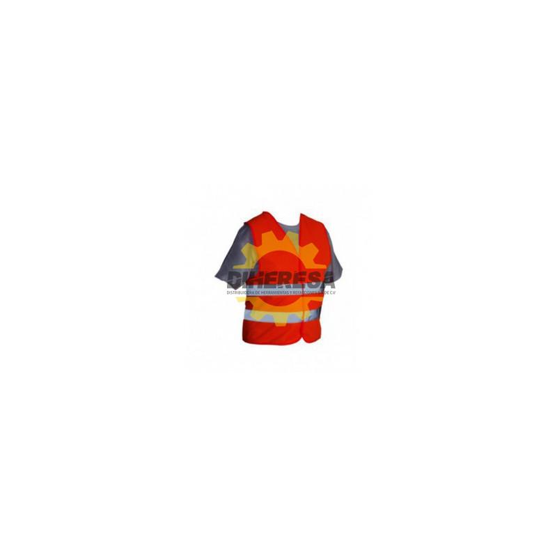 CHALECO DE SEGURIDAD NARANJA 100% POLIESTER, CON DOBLE BANDA REFLEJANTE - UNITALLA SILVERLINE | DIHERESA CHALECO DE SEGURIDAD NARANJA 100% POLIESTER, CON DOBLE BANDA REFLEJANTE - UNITALLA SILVERLINE | DIHERESA