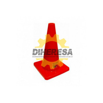 CONO DE PRECAUCIÒN SIN REFLEJANTE DE 45 CM Y 1 KG SILVERLINE | DIHERESA