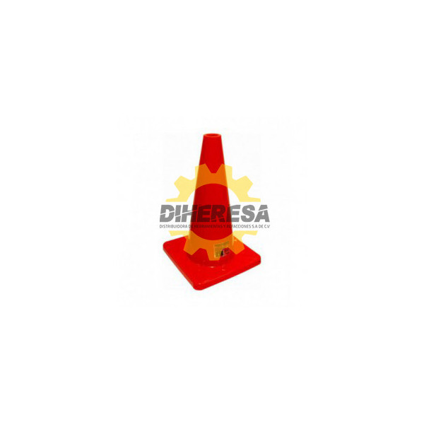 CONO DE PRECAUCIÒN SIN REFLEJANTE DE 45 CM Y 1 KG SILVERLINE | DIHERESA