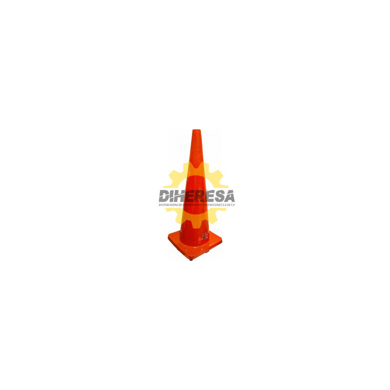 CONO DE PRECAUCIÒN SIN REFLEJANTE DE 90 CM Y 4.5 KG SILVERLINE | DIHERESA