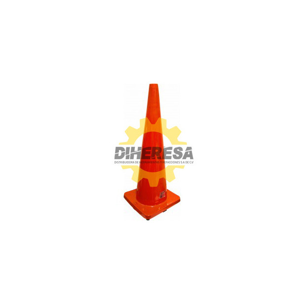 CONO DE PRECAUCIÒN SIN REFLEJANTE DE 90 CM Y 4.5 KG SILVERLINE | DIHERESA