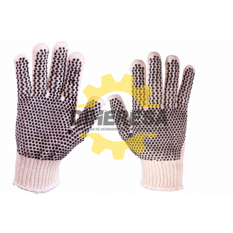 GUANTE DE ALGODON C/PUNTOS DE PVC POR AMBOS LADOS - UNITALLA SILVERLINE | DIHERESA GUANTE DE ALGODON C/PUNTOS DE PVC POR AMBOS LADOS - UNITALLA SILVERLINE | DIHERESA