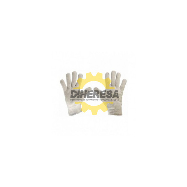 GUANTE DE ALGODON BLANCO SILVERLINE | DIHERESA