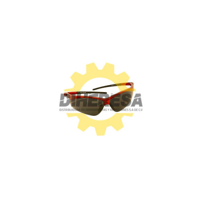 LENTES DE SEGURIDAD ANTI RAYADURAS Y PROTECCION UV - ROJOS SILVERLINE | DIHERESA