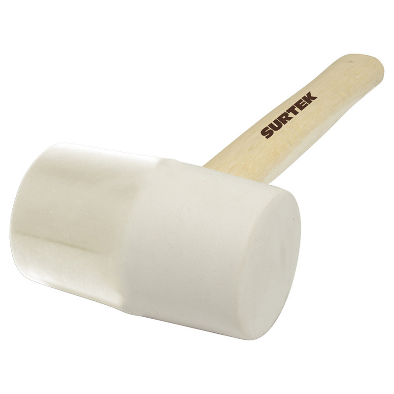 608B SURTEK Mazo de hule blanco 8oz Surtek | DIHERESA 608B SURTEK Mazo de hule blanco 8oz Surtek | DIHERESA