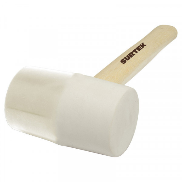 600B SURTEK Mazo de hule blanco 22oz Surtek | DIHERESA