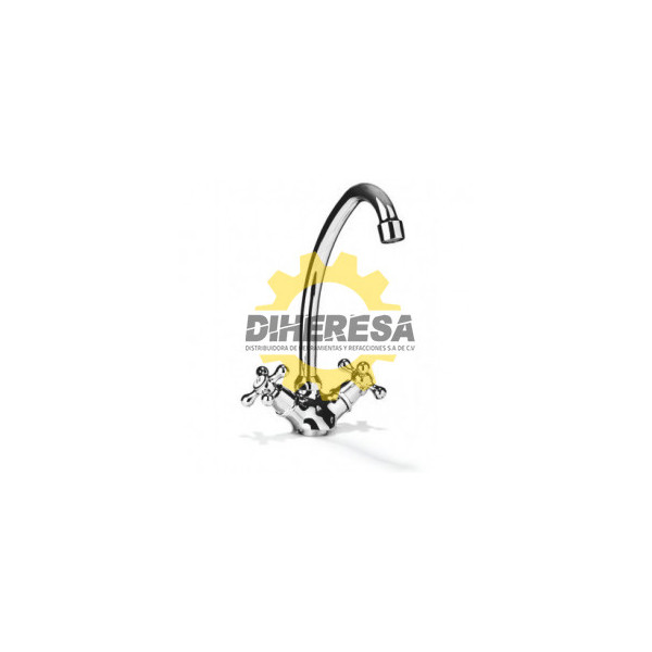 MEZCLADORA DE COCINA AGUILA MONOBLOCK SILVERLINE | DIHERESA