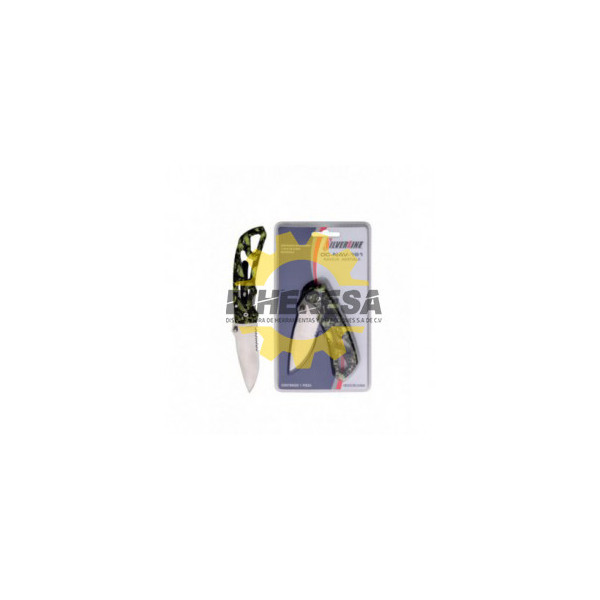 NAVAJA ABATIBLE CON MANGO EN ALUMINIO Y HOJA EN ACERO INOXIDABLE SILVERLINE | DIHERESA