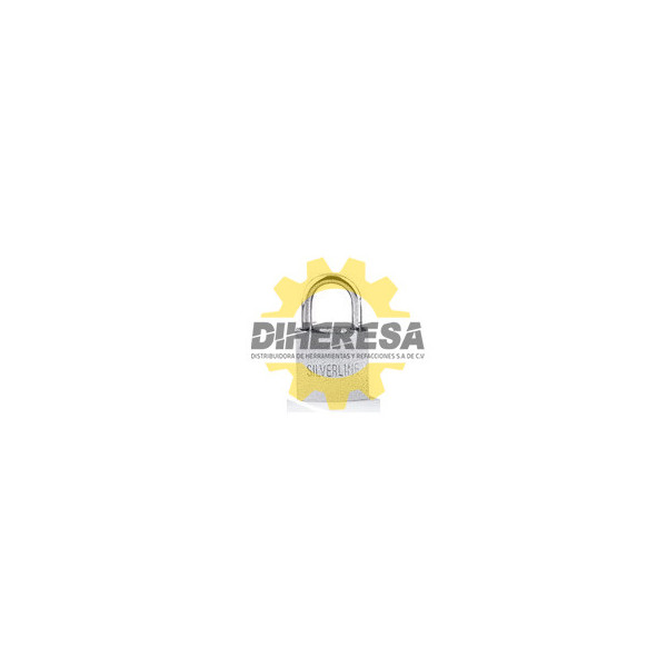 CANDADO PLATEADO, CILINDRO DE BRONCE SILVERLINE | DIHERESA