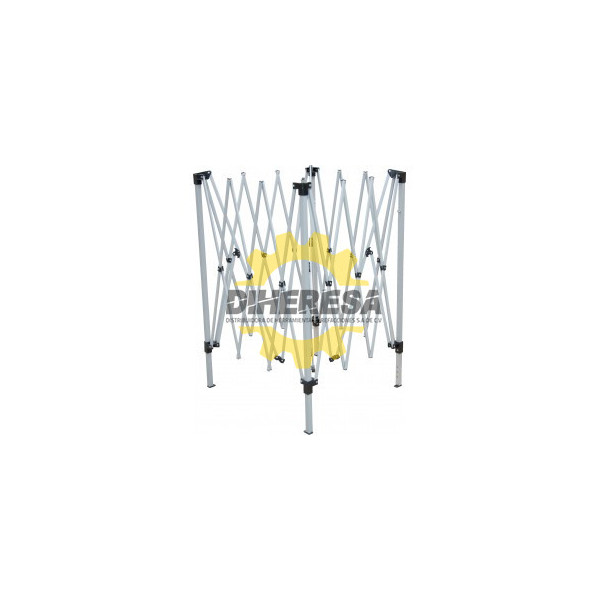 DC-CARP3X3 CARPA PLEGABLE EN ACERO DE 3mX 3m LONA EN POLIESTER BEIGE SILVERLINE | DIHERESA