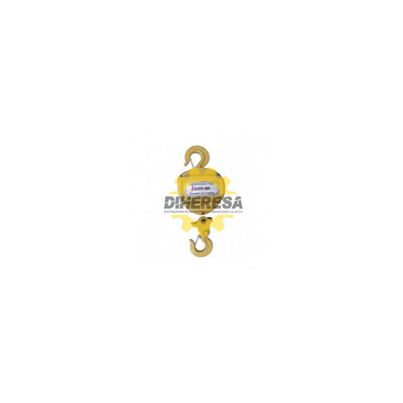 DC-GC3 GARRUCHA DE CADENA 3. TONS., CADENA DE 3 MTS. SILVERLINE | DIHERESA DC-GC3 GARRUCHA DE CADENA 3. TONS., CADENA DE 3 MTS. SILVERLINE | DIHERESA