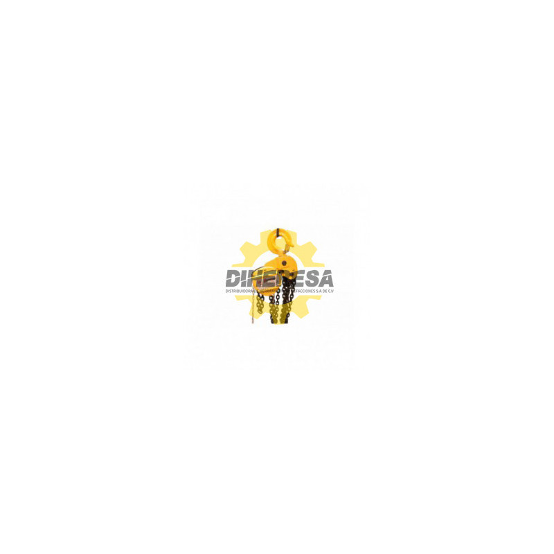 DC-POLIP-HD10 POLIPASTO DE 10 TON CON CADENA DE 3 MTS. SILVERLINE | DIHERESA DC-POLIP-HD10 POLIPASTO DE 10 TON CON CADENA DE 3 MTS. SILVERLINE | DIHERESA