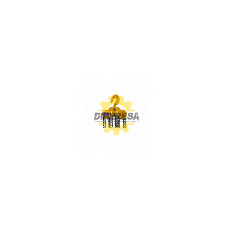 DC-POLIP-HD20 POLIPASTO DE 20 TON CON CADENA DE 3 MTS. SILVERLINE | DIHERESA DC-POLIP-HD20 POLIPASTO DE 20 TON CON CADENA DE 3 MTS. SILVERLINE | DIHERESA
