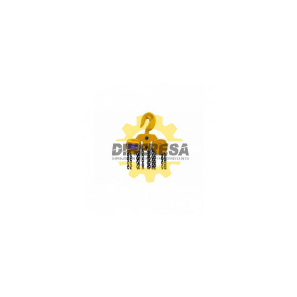 DC-POLIP-HD20 POLIPASTO DE  20 TON  CON  CADENA DE 3 MTS. SILVERLINE | DIHERESA