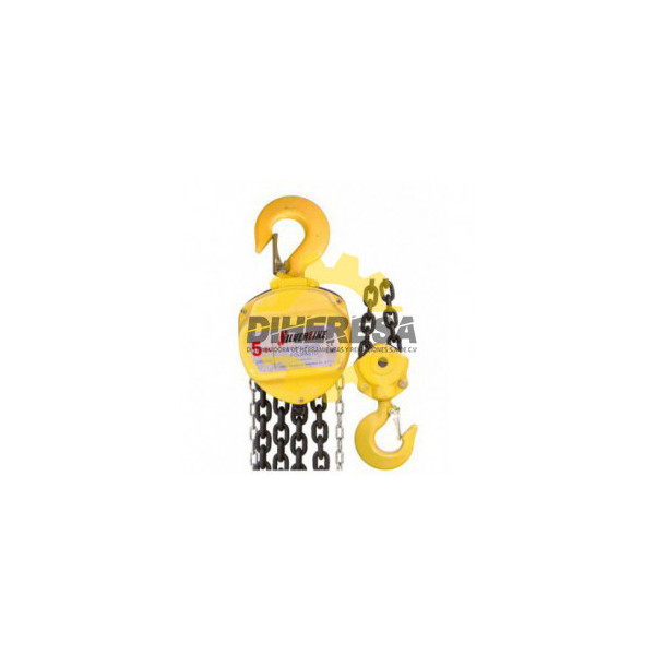DC-POLIP-HD5 POLIPASTO DE   5  TON  CON  CADENA DE 3 MTS. SILVERLINE | DIHERESA