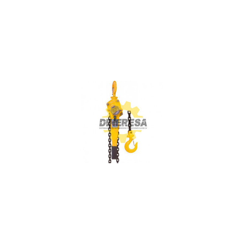DC-POLIP-P11-2 POLIPASTO DE PALANCA - CAPACIDAD DE 1.5 CON CADENA DE 1.5 MTS SILVERLINE | DIHERESA DC-POLIP-P11-2 POLIPASTO DE PALANCA - CAPACIDAD DE 1.5 CON CADENA DE 1.5 MTS SILVERLINE | DIHERESA