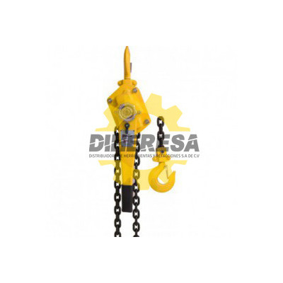 DC-POLIP-P3 POLIPASTO DE PALANCA - CAPACIDAD DE     3   CON CADENA DE  1.5 MTS SILVERLINE | DIHERESA