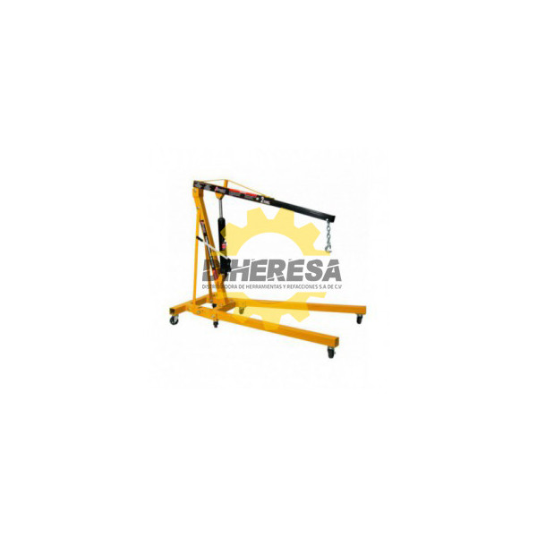 DC-SC2F8RD PLUMA HIDRAULICA PARA SACAR MOTORES 2 TONS., PLEGABLE SILVERLINE | DIHERESA