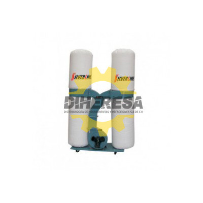 DC-DC2043 COLECTOR DE ASERRIN MOTOR DE ALUMINIO DE 3HP,  220V,  1 FASE,  2 BOLSAS SILVERLINE