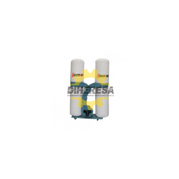 DC-DC2045 COLECTOR DE ASERRIN MOTOR DE ALUMINIO DE 5HP,  220V, 3 FASES, 2 BOLSAS SILVERLINE | DIHERESA