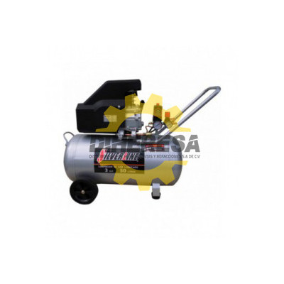 DC-3H50L COMPRESOR DE AIRE LUBRICADO 3HP TANQUE 50 LITROS HORIZONTAL SILVERLINE