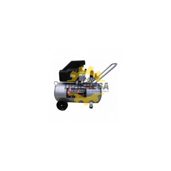 DC-3H50L COMPRESOR DE AIRE LUBRICADO 3HP TANQUE 50 LITROS HORIZONTAL SILVERLINE | DIHERESA