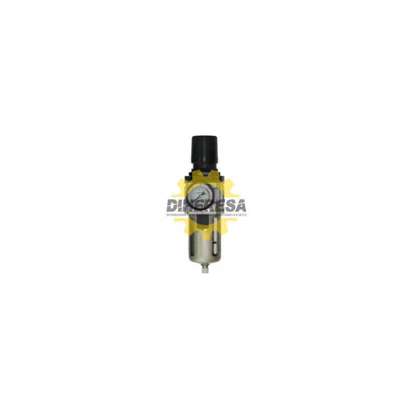 DC-4010FR FILTRO REGULADOR PARA LINEAS DE AIRE DE 1/2 SILVERLINE | DIHERESA DC-4010FR FILTRO REGULADOR PARA LINEAS DE AIRE DE 1/2 SILVERLINE | DIHERESA