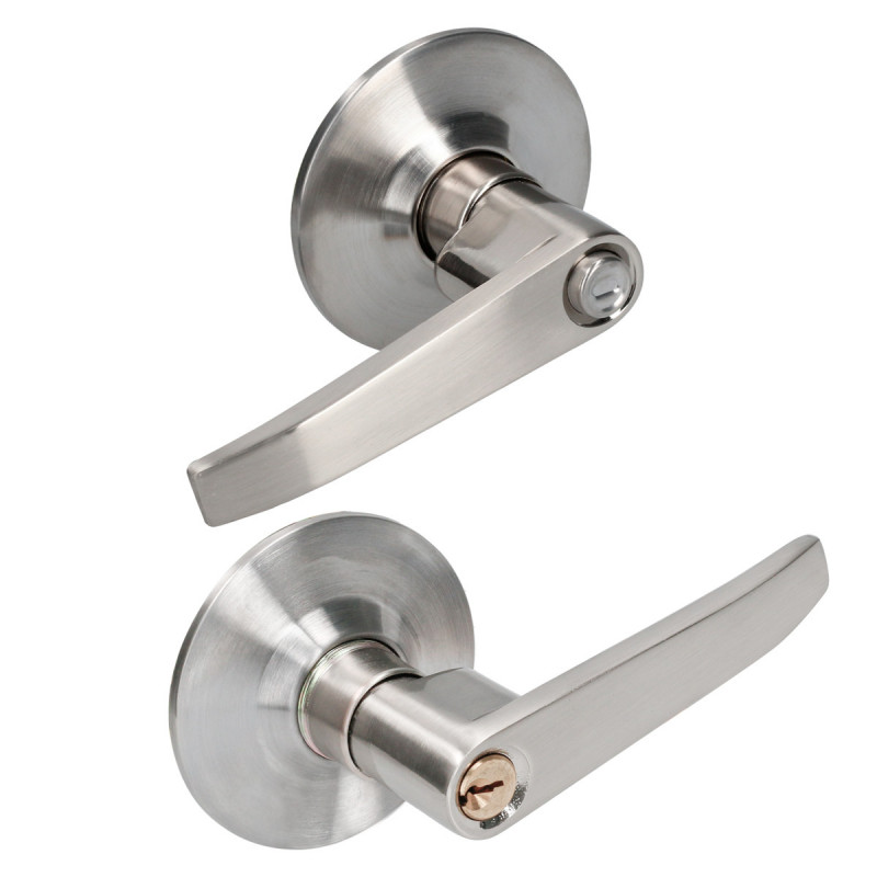 12MAP LOCK Manija tubular recta recámara níquel satinado LOCK | DIHERESA 12MAP LOCK Manija tubular recta recámara níquel satinado LOCK | DIHERESA