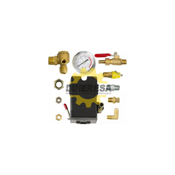 DC-AK1-12 KIT P/CONTROL DE AIRE C/AUTOMATICO TIPO FURNAS Y C/CHECK EN ANGULO DE 1/2 SILVERLINE | DIHERESA