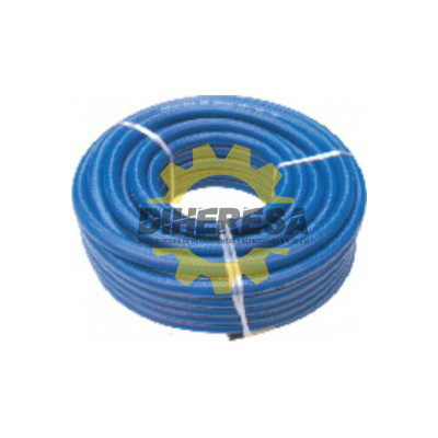 DC-PV38 MANGUERA DE PVC, AZUL DE  3/8 x  20 MTS   (TERMINAL 1/4 NPT) SILVERLINE