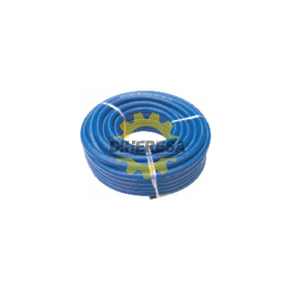 DC-PV38 MANGUERA DE PVC, AZUL DE  3/8 x  20 MTS   (TERMINAL 1/4 NPT) SILVERLINE | DIHERESA