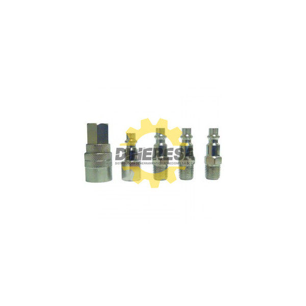 DC-QC5SB KIT DE 5 PZAS, CONECTORES RAPIDOS  (MAQUINADOS) SILVERLINE | DIHERESA