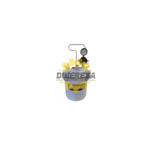 DC-S1080 PISTOLA AEROGRAFICA PARA PINTAR, HV/LP CON OLLA DE 9 LTS. SILVERLINE | DIHERESA