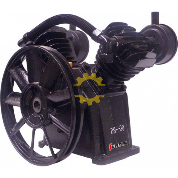 PS-30 CABEZAL PARA COMPRESOR   3 HP,      2 x 65 MM,   1 ETAPA SILVERLINE | DIHERESA