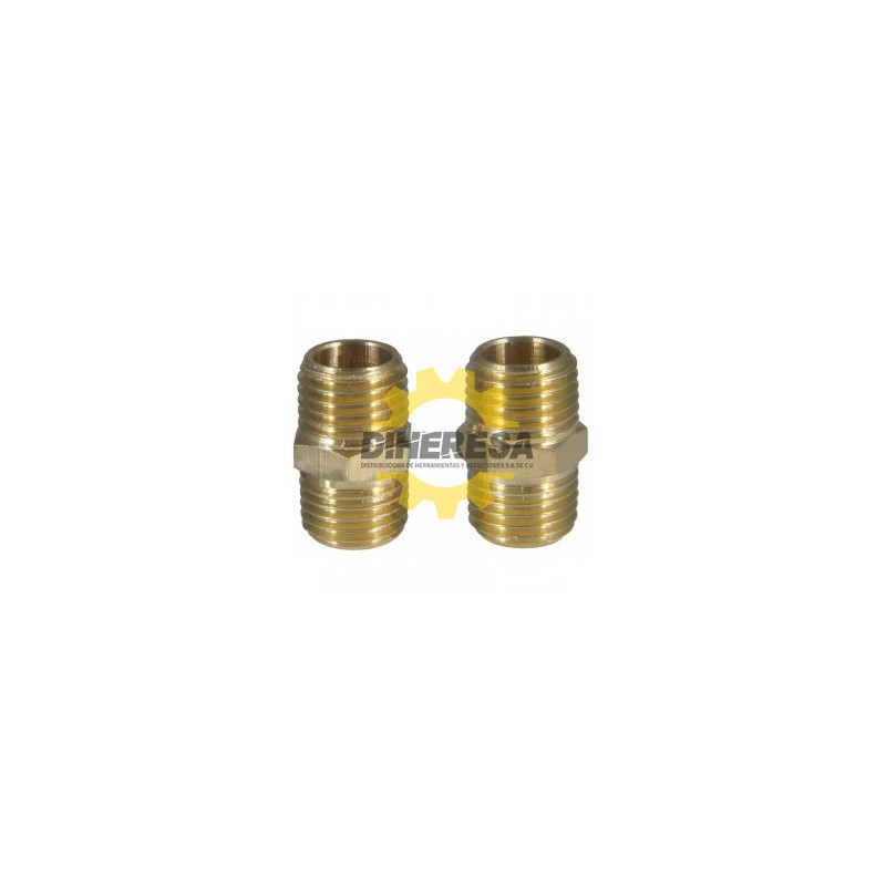 DC-NIP1-4 NIPLE DE 1/4 - SET DE 2 PIEZAS SILVERLINE | DIHERESA DC-NIP1-4 NIPLE DE 1/4 - SET DE 2 PIEZAS SILVERLINE | DIHERESA