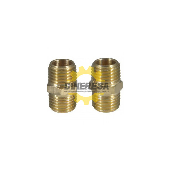 DC-NIP1-4 NIPLE DE 1/4 - SET DE  2 PIEZAS SILVERLINE | DIHERESA
