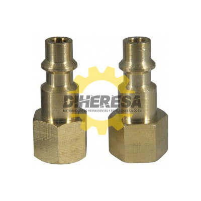 DC-NIP1-4-RH-20 NIPLE RAPIDO HEMBRA DE 1/4 - SET DE  20 PIEZAS SILVERLINE | DIHERESA