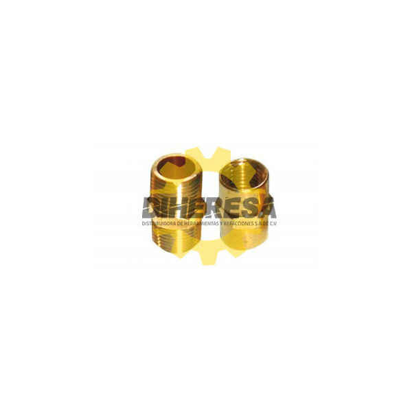 DC-NIPCOP1-4-20 NIPLE Y COPLE DE 1/4 - SET DE  20 PIEZAS SILVERLINE | DIHERESA