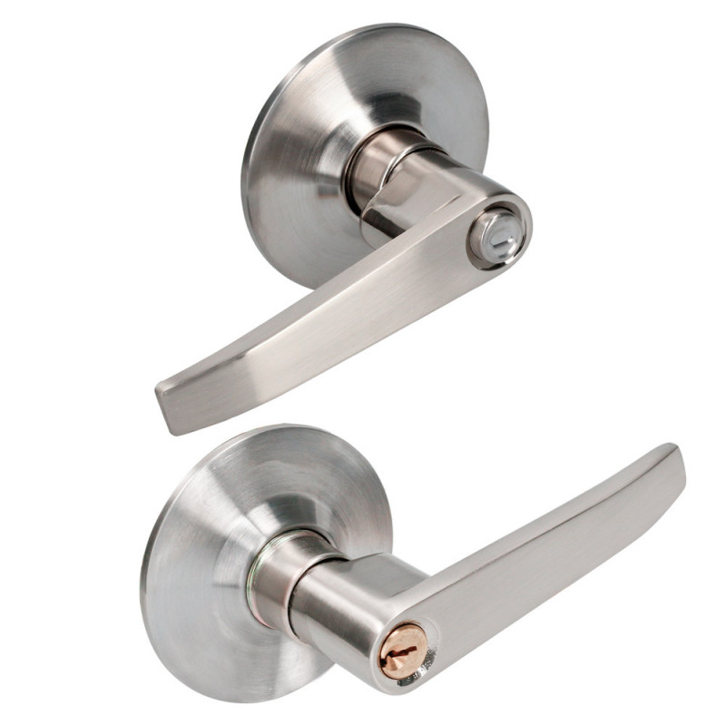 13MAP LOCK Manija tubular recta baño níquel satinado LOCK | DIHERESA 13MAP LOCK Manija tubular recta baño níquel satinado LOCK | DIHERESA