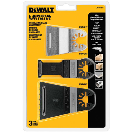 DWA4231 JGO. CUCHILLAS OSCILANTES NO REQUIERE ADAPTADOR
