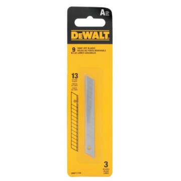 DWHT11709 JGO. REEMPLAZO 3 CHUCHILLAS  PARA CUTTER 9MM