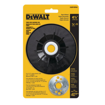 DABP4RR58 RESPALDO 4-1/2"X5/8"-11 PARA DISCO DE FIBRA